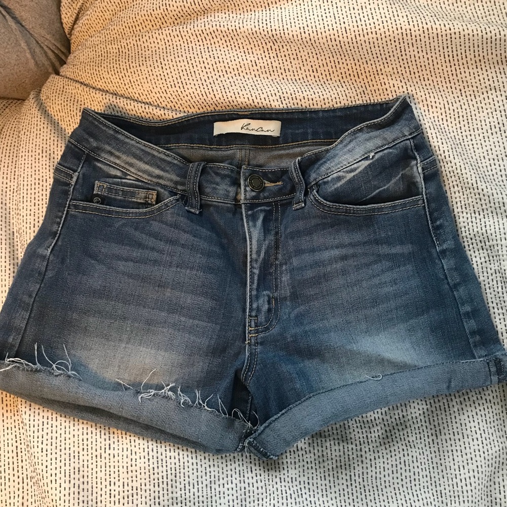Stretchy Denim Short Shorts
